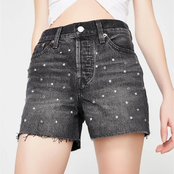 Levi's Wedgie Short in Bling Bling - Picture 2 of 12